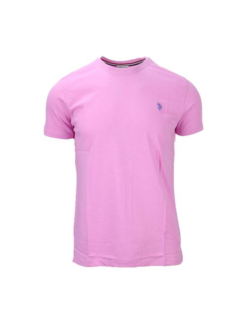 T-shirt mezza manica in cotone con logo US Polo Assn | TShirt | 6735949351305